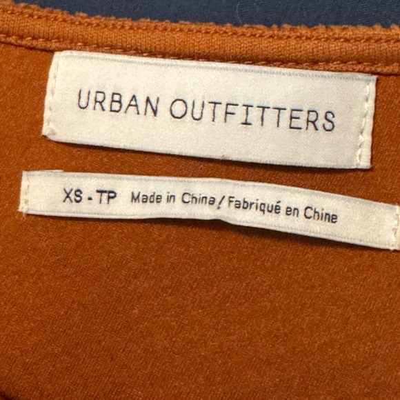 Urban Outfitters Faux Snakeskin One Shoulder Mini Dress - Camel Size XS - Picture 3 of 6